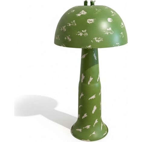 Mangeoire Champignon Géant en Métal 35x72cm (1/5)