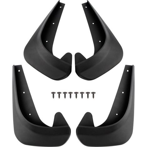 Parafanghi per auto, 4 pezzi. Parafanghi universali per auto. Parafanghi anteriori e posteriori. Accessori per auto. Parafanghi universali. (1/5)