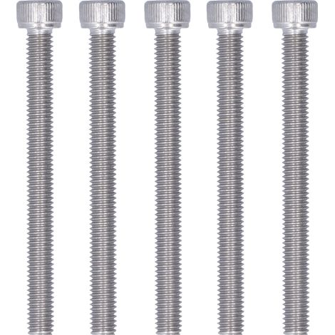 30 vis à tête cylindrique creuse hexagonale A2-70 en acier inoxydable 304 de qualité marine, M6x70 (1/5)