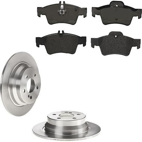 KIT FRENI POSTERIORI compatibile con MERCEDES-BENZ CLASSE E W212) - DISCHI + PASTIGLIE OEM: P 50 052 / 17402 /SOSTITUZIONE DIRETTA/BASSA POLVERE/SILENZIOSO (1/5)