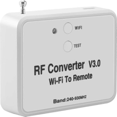 Universal Wireless Wifi to RF Converter Phone Instead Remote Control 240-930Mhz for Smart Home (1/5)