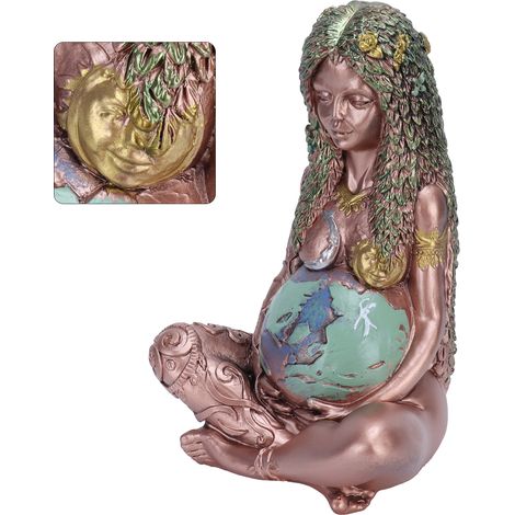 Statue de Déesse Mère Nature en Résine pour Jardin et Décoration Extérieure (1/5)