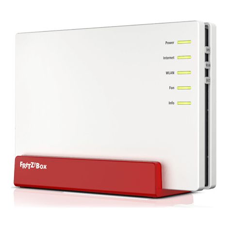 FRITZBox FRITZ BOX 7583 VDSL WLAN-Router Gigabit Ethernet Dual-Band (2,4 GHz/5 GHz) 3G 4G Rot, Weiß
