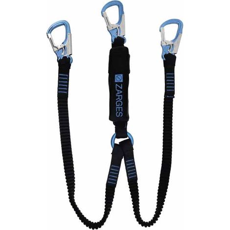 Zarges Fall Protection doppeltes Verbindungsmittel Axic-Y Aluminium Gerüsthaken Tri-lock