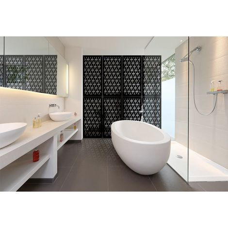 ZED - Pannello in PVC traforato - Parasole - Misura: 50x150 cm - Colore: nero (1/3)