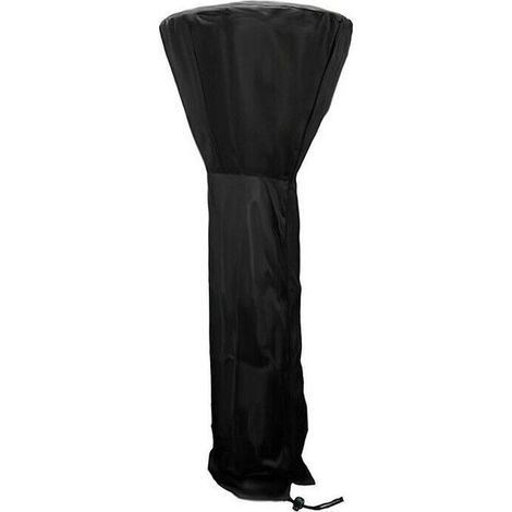 Housse de protection pour chauffage de jardin en tissu Oxford 210D noir (1/5)