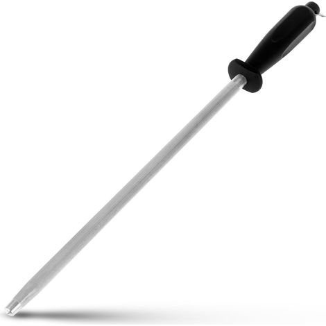 Sharpening Steel - Carbon Steel Rod - 30 cm - For Knife Edge Maintenance - 1 Piece (1/4)