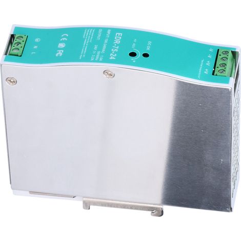Alimentation électrique industrielle sur rail DIN (EDR7524) - 24 V CC / 100-240 V CA (1/5)