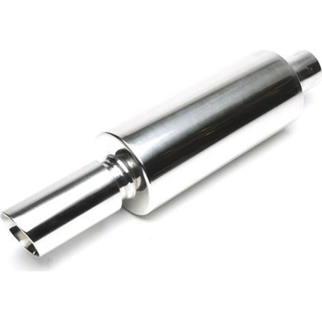 Silencieux arrière sport universel inox TA Technix 75 x 77mm oval / biseaute-27480584