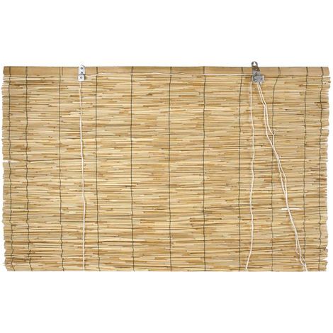 Tapparella ombra a carrucola cina in bambu misure varie - biacchi ettore