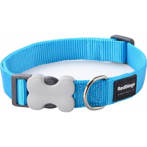 Hundehalsband Red Dingo türkis (1,5 x 24-36 cm)