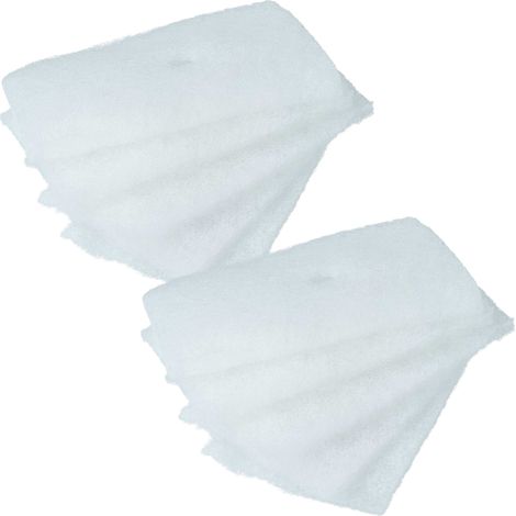 vhbw 10x Filter G2 compatible with Lunos LRA, LRK, LRK2 Air Ventilation Device - Filter Set, 16.15 x 9.75 x 0.7 cm, White
