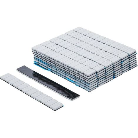 Masse d Équilibrage 50 pcs - 12 x 5 g - Fixation Précise et Durable, Acier - D-Work (1/5)
