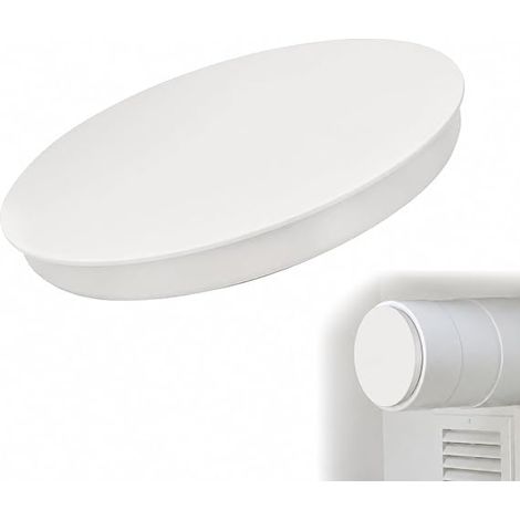 Ventilation Duct Cap PVC Grey Ø150-160 mm Internal Plug for Ventilation Tube Closing Cap for Exhaust Sheath and Air System (1/5)