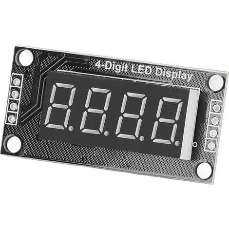 Module d'affichage numérique à tube LED, écran 0,36 pouce, 4 chiffres, 7 segments, carte PCB TM1637, module 5 V (1/5)