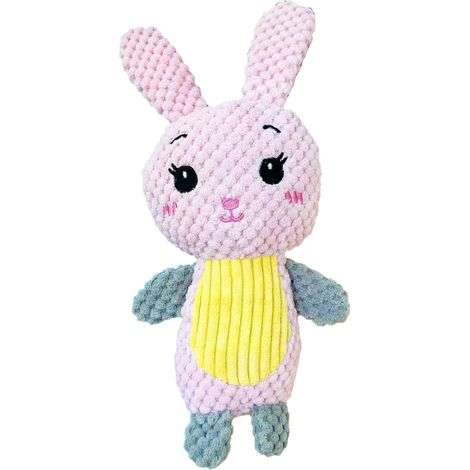 Jouet à mâcher en forme de chien, résistant aux morsures et à l'ennuyement, en peluche, type 1. (1/4)