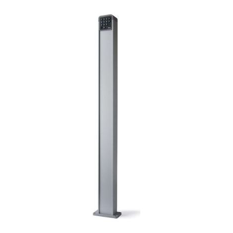Colonnina adatta per 1 selettore alta 1100mm in alluminio Nice PPK
