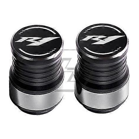 For Yamaha R6 YZFR6 R1 YZFR1 motorcycle tire valve cover trim cover( R1 silver) (1/5)