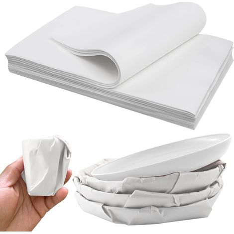 100 Feuilles Papier d'Emballage Déménagement Objets Fragiles (70x38cm) (1/5)