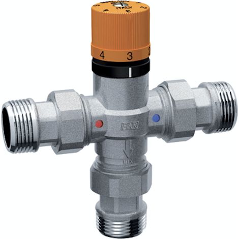 SOLARFAR - Miscelatore termostatico cromato per impianti solari FAR 3955 1/2" (1/2)
