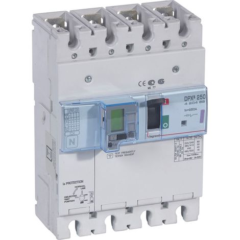 Interruttore automatico elettronico DPX³ 25 misura + differenziale 4P 25 A - LEG420489