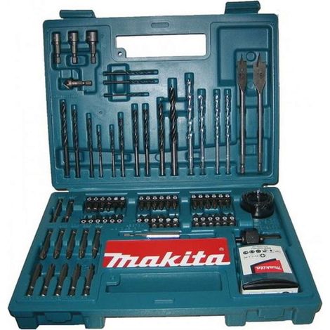 Makita B-54520 Set 100 Stück Bohrer Metall Ziegel Holz