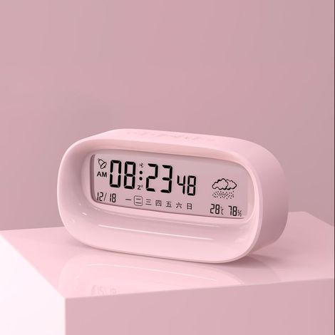 Réveil - Minuteur multifonction - Réveil numérique - Horloge de bureau - Alarme horaire - Minuteur électronique (1/5)