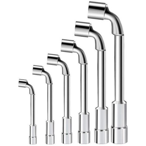 QORVA-Jeu de clés à pipe  7 - 12 mm  6 pièces