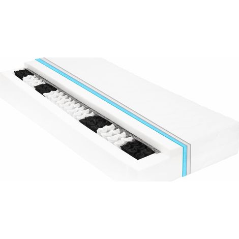 Matelas 140 x 200 cm 7 zones Ressort ensaché 20 cm H3 (1/5)