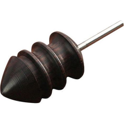 Lederpolieraufsätze für Rotationswerkzeuge, spitz, aus Sandelholz, 65 mm
