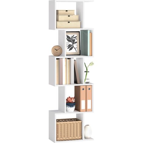Bibliothèque, Étagère à 5 Niveaux, Meuble de Rangement (1/5)