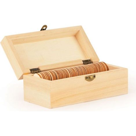 Boîte à messages - GRAINE CREATIVE - Coeurs en bois - 15 x 6 x 7 cm - Intérieur - Mixte (1/2)