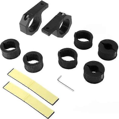 1 Set Bull Bar Mount Bracket Nebelscheinwerfer Scheinwerfer Scheinwerferhalter Universal für Motorrad-Sturzbügelschutz 25mm-50mm--