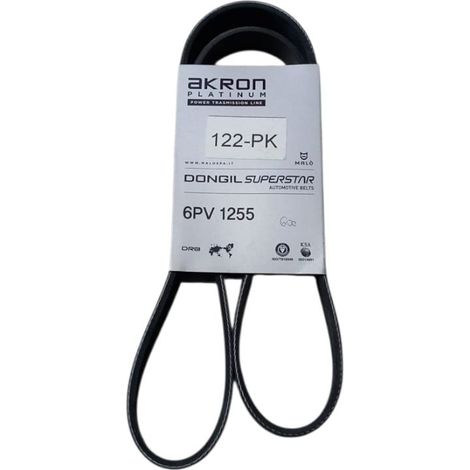 6pk1255 cinghia poly-v alternatore servizi marca akron (1/5)