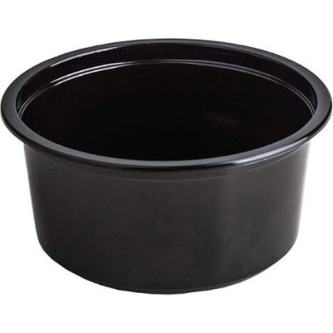 Recipiente para sopa redondo negro de 350 ml PP 50 unidades SUP
