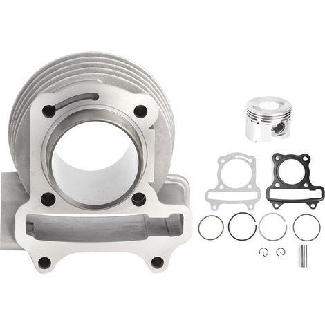 Kit de reconstruction de cylindre de moteur avec joint de goupille de segment de Piston Scooter de cyclomoteur adapté pour GY6 80CC (1/5)