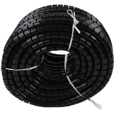 Kabelschutzhülle, verschleißfest, säure- und laugenbeständig, Kabelschutzschlauch, schwarz, Durchmesser 28 mm, 40 m (1/5)