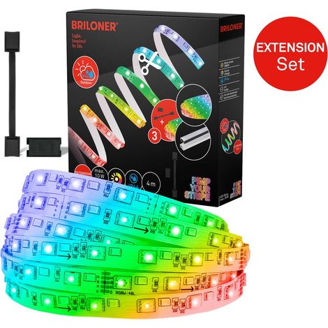 Pimp Your Stripe Erweiterungsset LED Strip 4m, IP44 Aussen, WiFi, RGB+W