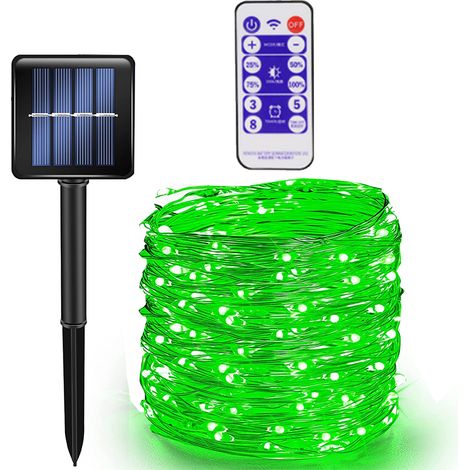 guirnalda de luces, 32 m, 300 LED, cable de PVC, mando a distancia de 8 modos, patio y jardín. (1/5)