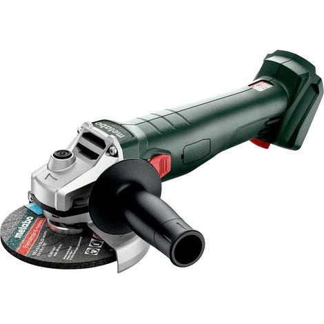 Metabo – Meuleuse d'angle 125mm 18V sans fil – Moteur puissant – Démarrage progressif – Protection anti-redémarrage – Pour béton armé