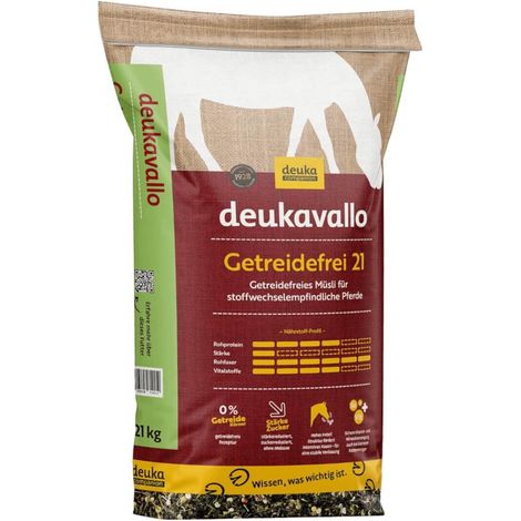 Deukavallo Getreidefrei 21 Getreidefreies Müsli f. stoffwechselempfindl. Pferde