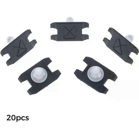 Lot de 20 clips de fixation en plastique pour bas de caisse, protections de passage de roue avant, compatibles BMW E38 F25. Remplace les références OEM 8259025 et 51718259025. (1/5)