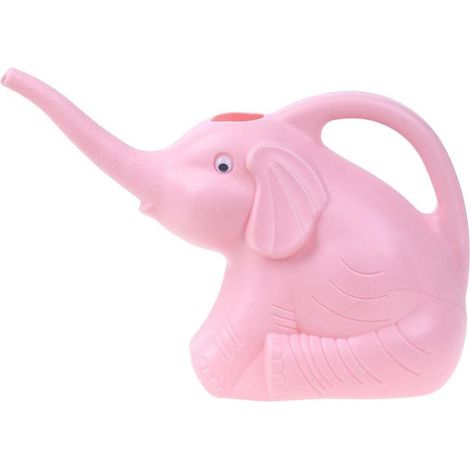 Arrosoir en forme d'éléphant – Rose – Pour arrosage des plantes (1/3)