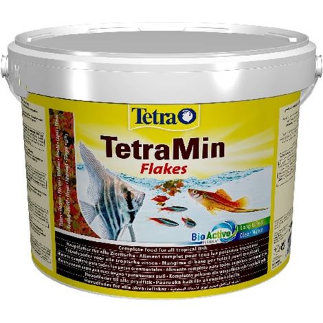 Tetra TetraMin Fischfutter Flakes 10 Liter