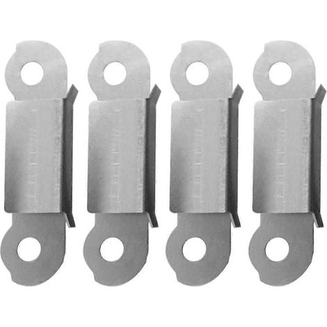 Lot de 4 pinces de fixation pour plateau chauffant en verre, accessoires pour imprimante 3D-3.5X1CM-Silver (1/3)