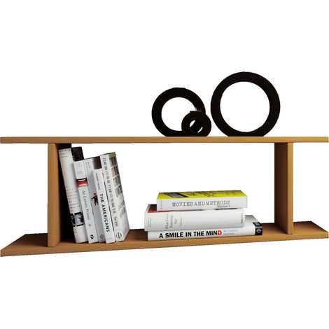 Estante de pared Tablero de pared Estante colgante Sirola 28x80x20 - VCM