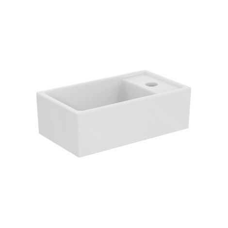 Ideal Standard Tempo - Lavamanos 37x21 cm, sin rebosadero, 1 orificio para grifería a la derecha, blanco E211201 (1/4)