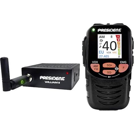 President WILLIAM II, AM/FM 40375 Emetteur-récepteur CB