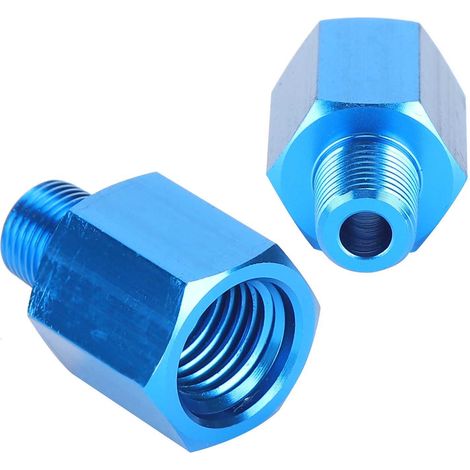 Adaptador reductor NPT de aleación de aluminio M12 a 1/8 para manómetro con función a prueba de explosiones. (1/5)