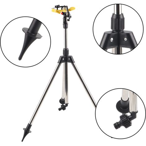 Trépied en acier inoxydable pour arrosage automatique, accessoire de jardin et de pelouse-AquaForge (1/5)